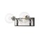 Z-Lite Parsons 2 Light Vanity, Matte Black & Clear 477-2V-MB-BN - alternate 2